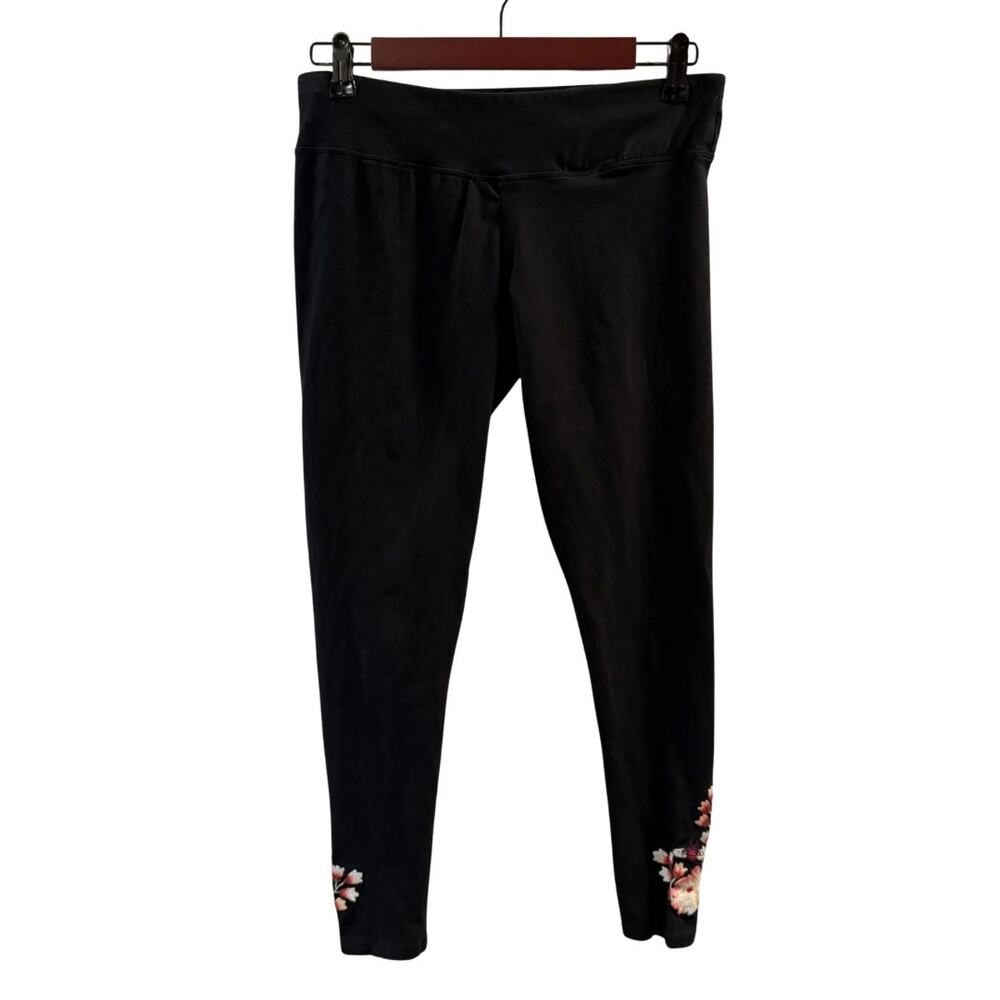 Betsey Johnson Performance Women’s Embroidered Leggings Size L